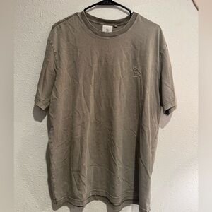 OVO Octobers Very Own Original Taupe Embroidered Owl Patch TShirt Muskoka  Large